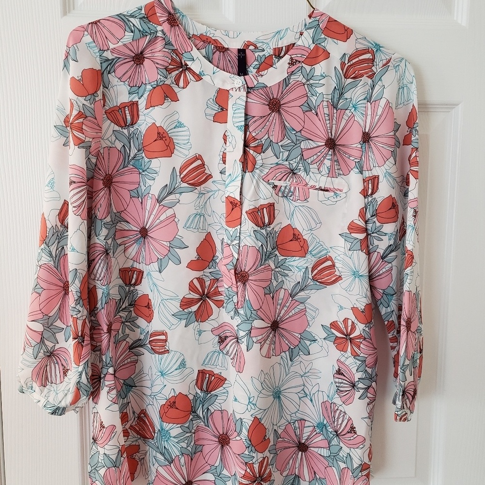 Floral NYDJ Top